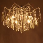 Люстра "Эмилия" 5х40Вт Е14 хром 49х49х33см - фото 35312662