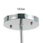 Люстра ЭкономСвет «Техник», Е27, 5×60 Вт, 50×50×39 см, хром, чёрная - Фото 4