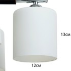 Люстра ЭкономСвет «Техник», Е27, 5×60 Вт, 50×50×39 см, хром, чёрная - Фото 5