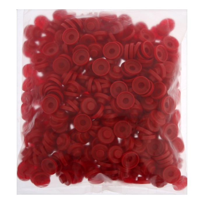 Колпачок для кровельного самореза, красный, 500 шт - фото 1890053723