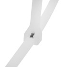 Хомут-стяжка, с металлическим замком, 4.7×200 мм, 100 шт. 9561548