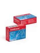 Скрепки канцелярские 25 мм, 100 штук, ErichKrause, никелированные, треугольные, картонная упаковка - Фото 6