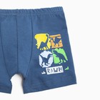 Трусы-боксеры для мальчика, цвет серый/скелет, рост 128 см - фото 34646922