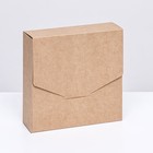 Коробка конверт крафт, 14 х 14 х 4 см - фото 319395160