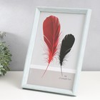 Фоторамка пластик формат А4 "Скандинавия" серо-голубая 32х23,5 см - фото 22147464