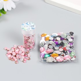 Декор «Градиент розовый», d=6 мм, 10 г, 200 шт., 5×2.5 см, МИКС