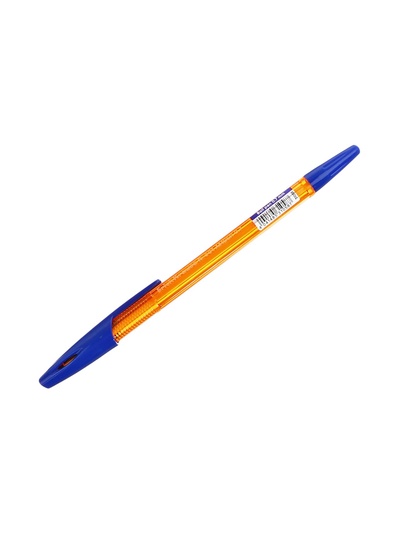Ручка шариковая ErichKrause. R=301 Amber Stick, синий стержень, узел 1 мм