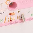Сувенир музыкальный механический "Аудиокассета. Розовый стиль" 17х11х5 см - фото 6877521