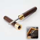 Нож для китайского чая Пуэр, 15.5×1.5 см, металл, дерево, коричневый - Фото 1