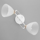 Люстра "Наталья" 2х60Вт Е27 белый/золото 46х25х26см - фото 39075428