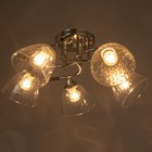 Люстра "Лиза" 5х60Вт Е27 хром 55х55х24см - фото 49315369