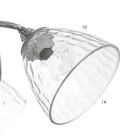 Люстра "Лиза" 5х60Вт Е27 хром 55х55х24см - фото 49315372