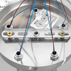 Люстра "Лиза" 5х60Вт Е27 хром 55х55х24см - фото 49315375