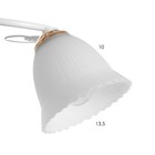 Люстра "Луиза" 3х60Вт Е27 золото/белый 48х48х24см - фото 47645986