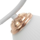 Люстра "Луиза" 3х60Вт Е27 золото/белый 48х48х24см - фото 47645987