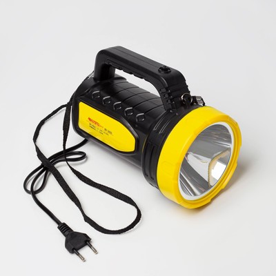 Фонарь прожекторный аккумуляторный, 10 Вт, 3000 мАч, LED, 13 х 20 см