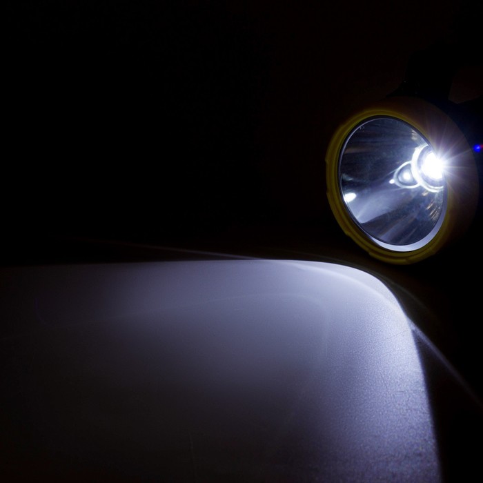 Фонарь прожекторный аккумуляторный, 10 Вт, 3000 мАч, LED, 13 х 20 см - фото 1903319860