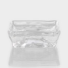 Пепельница «Культ», 9.9×3.5 см, стекло, прозрачная - Фото 4