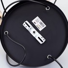 Светильник SVK "Дух" 3х60Вт Е27 черный 33х33х100см - фото 22148480