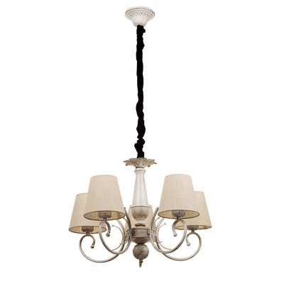 Люстра «Светлана» 5×60 Вт Е14 белый 54×54×42 см SVK