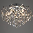 Люстра «Мария» 6×60 Вт Е14+18 Вт LED ПДУ хром 49×49×33 см SVK - Фото 3