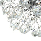 Люстра «Мария» 6×60 Вт Е14+18 Вт LED ПДУ хром 49×49×33 см SVK - Фото 5