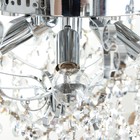 Люстра «Мария» 6×60 Вт Е14+18 Вт LED ПДУ хром 49×49×33 см SVK - Фото 6