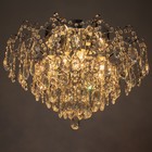Люстра "Мария" 9х60Вт Е14+27Вт LED ПДУ хром 58х58х33см SVK - Фото 4