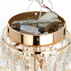 Люстра "Ирина" 8х60Вт Е14+24Вт LED ПДУ золото 58х58х52см SVK 9567464 - фото 10410766