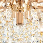 Люстра "Ирина" 8х60Вт Е14+24Вт LED ПДУ золото 58х58х52см SVK 9567464 - фото 10410759