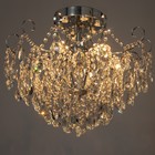 Люстра 6х60Вт Е27 +LED ПДУ хром 56х56х47см SVK 9567473 - фото 14175578
