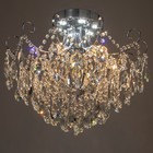 Люстра 6х60Вт Е27 +LED ПДУ хром 56х56х47см SVK 9567473 - фото 14175579