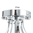 Люстра 6х60Вт Е27 +LED ПДУ хром 56х56х47см SVK 9567473 - фото 14175580
