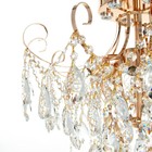 Люстра 6х60Вт Е27 +LED ПДУ золото 56х56х47см SVK 9567474