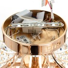 Люстра 6х60Вт Е27 +LED ПДУ золото 56х56х47см SVK 9567474