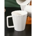 Набор кружек на бамбуковой подставке BellaTenero «Тюльпан», 6 предметов: 300 мл, фарфор, белый - Фото 3