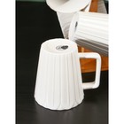 Набор кружек на бамбуковой подставке BellaTenero «Тюльпан», 6 предметов: 300 мл, фарфор, белый - Фото 4