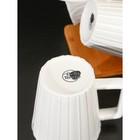 Набор кружек на бамбуковой подставке BellaTenero «Тюльпан», 6 предметов: 300 мл, фарфор, белый - Фото 5