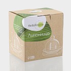 Лимонница BellaTenero, 12.5×9 см, на бамбуковой подставке, фарфор, стекло, белая - Фото 5