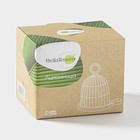 Лимонница BellaTenero, 12×12 см, на деревянной подставке, фарфор, белая - Фото 4