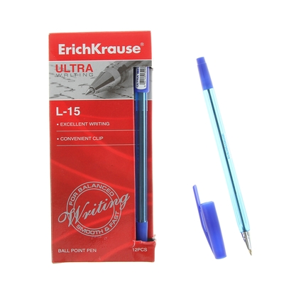 Ручка шариковая Erich Krause ULTRA L-15 стержень синий, узел 0.7мм, EK 32978
