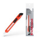 Нож канцелярский 9 мм, Erich Krause STANDARD, с системой фиксации лезвия push-lock и насадкой для безопасного отделения сегмента лезвия, МИКС - Фото 6