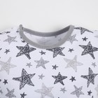 Боди детское, цвет белый/звёзды, рост 74 см 9592887