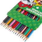 Цветные карандаши, 18 цветов, трехгранные, Щенячий патруль - Фото 4