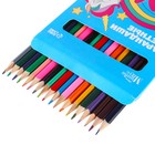 Цветные карандаши, 18 цветов, трехгранные, Минни Маус и Единорог - Фото 3