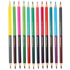 Цветные карандаши, 24 цвета, двусторонние, Щенячий патруль - Фото 2