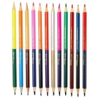 Цветные карандаши, 24 цвета, двусторонние, Маша и Медведь - Фото 2