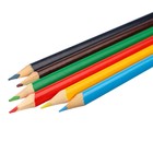 Цветные карандаши, 6 цветов, трехгранные, Смешарики - Фото 6