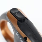 Рулетка "Минимум", 3 м, вес животного до 15 кг, чёрно-золотая - фото 22149410