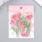 Набор наклеек "Цветы. Розовый румянец" 30 шт 8,5х11 см - Фото 4